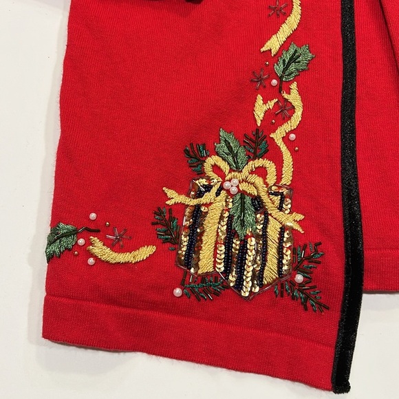 Vintage - Studio Collection - small, holiday sweater/faux tank - Picture 2 of 11